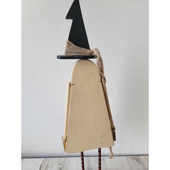 Vintage wooden ghost candy please Halloween home decor Unique - Picture 11 of 12